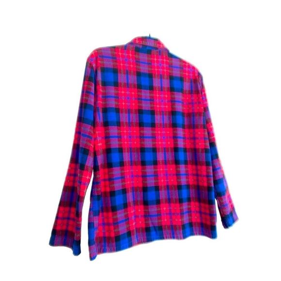 J. Crew Classic Plaid Flannel Lounge Shirt - Picture 6 of 10